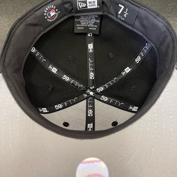 SAN DIEGO PADRES NEW ERA 59FIFTY FITTED HAT - BLACK - Picture 3 of 3